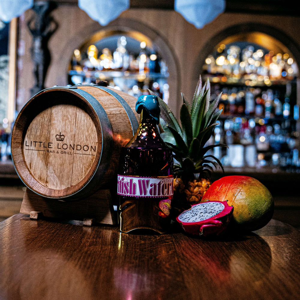 
                  
                    BRITISH WATER "BARREL AGED EXOTIC"- GIN
                  
                